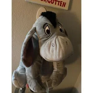 Disney Bags Nwt Adorable Disney Eeyore Plush Backpack Poshmark